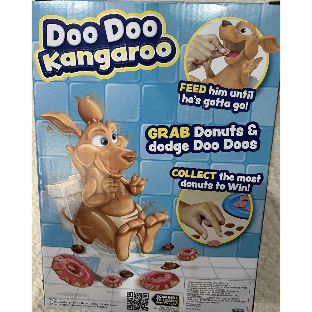 NEW‎ NIB Doo Doo Kangaroo - Feed Him Until He's Gotta Go! 2-4 Players Ages 3+